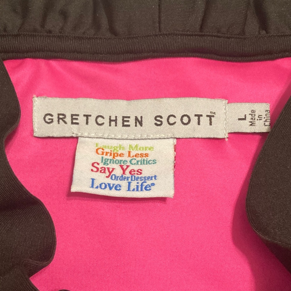 Gretchen Scott Designs Black Ruffled Blouse - Picture 3 of 5